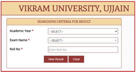 Vikram University Result 2024: Check @ vikramexam.net.